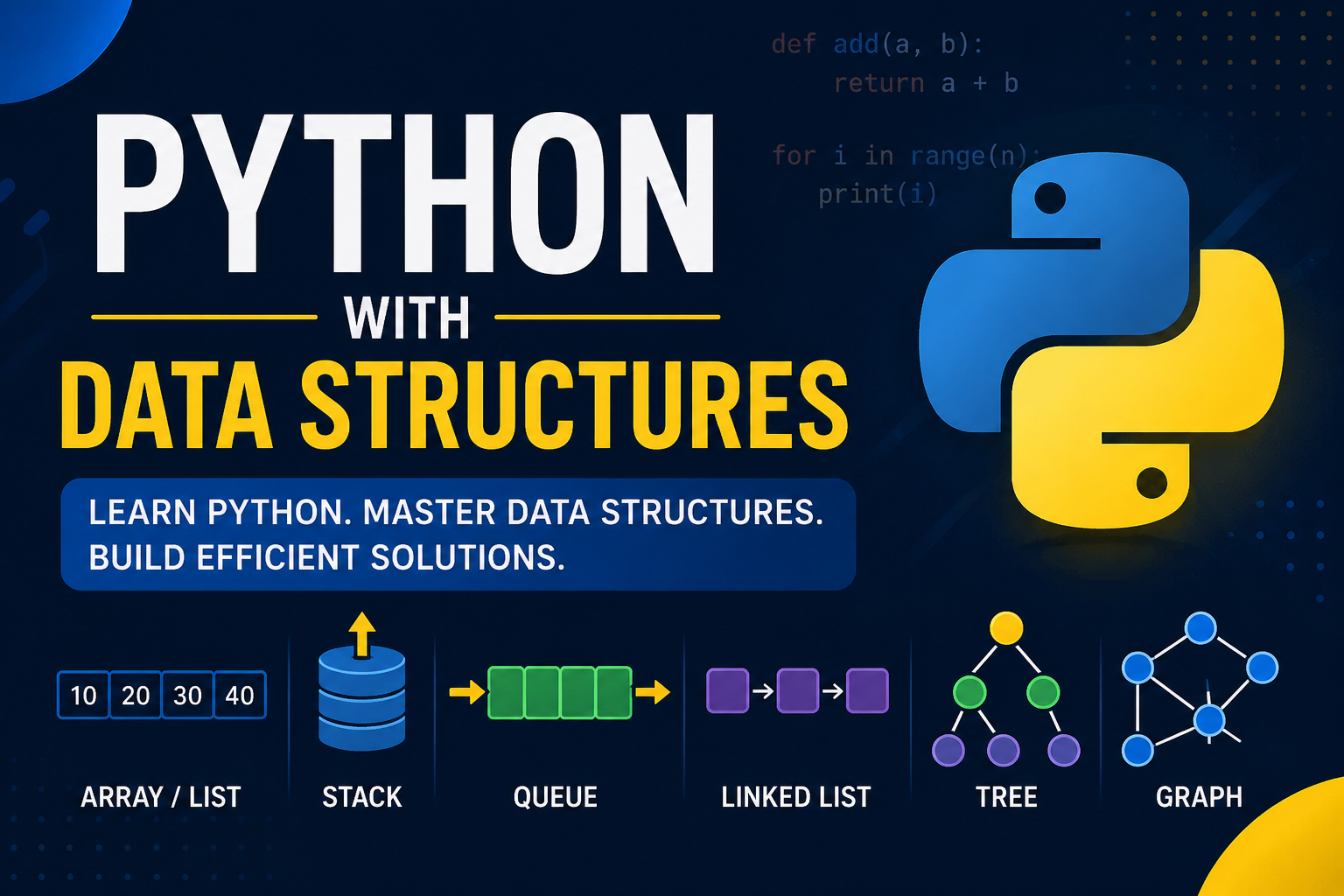 PYTHON WITH DATA STRUCTURES