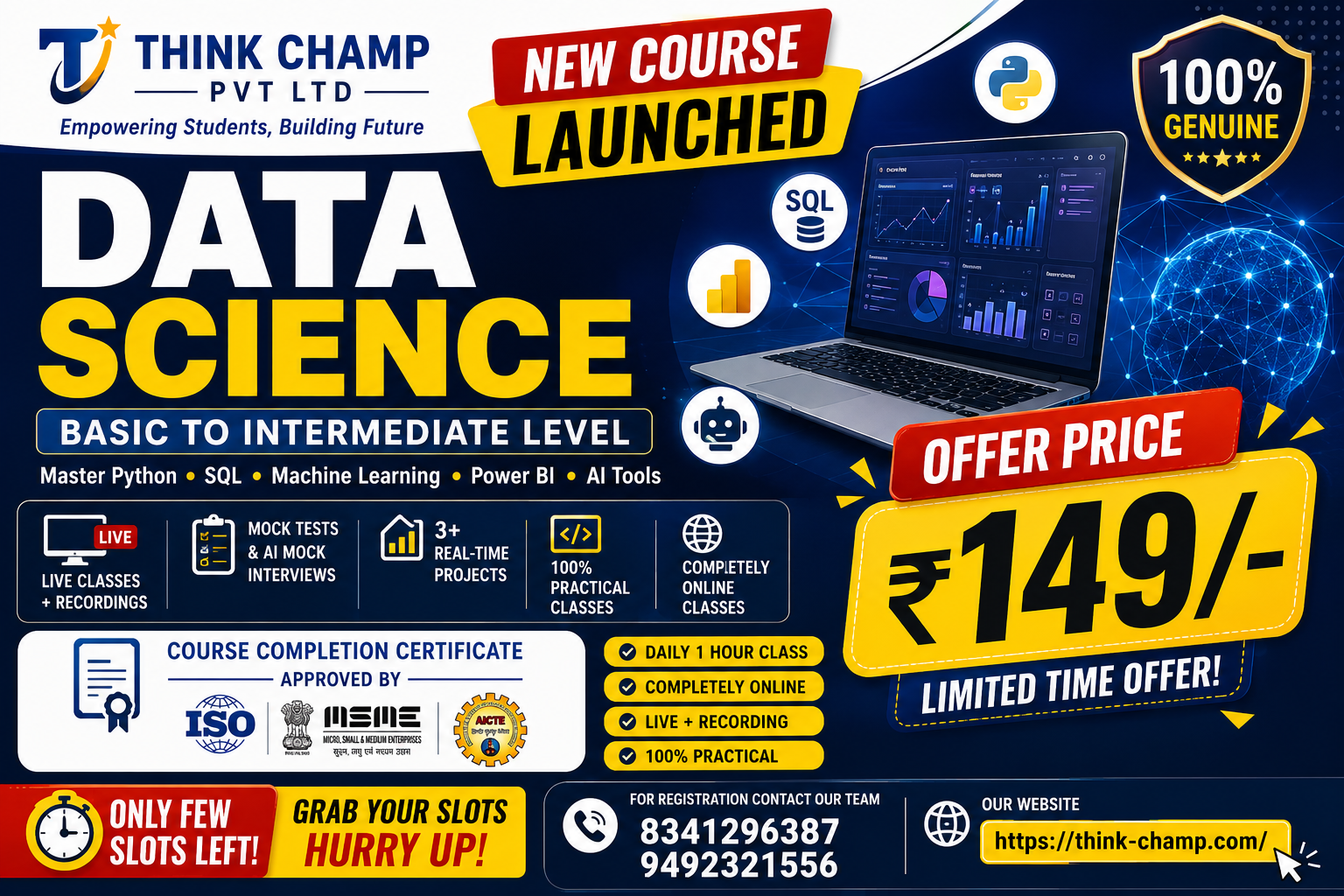 Data Science – Basic to Intermediate Level